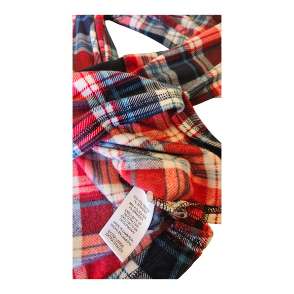 Nautica XL Plaid Long Sleeve Pullover Pajama Shirt - Picture 3 of 8